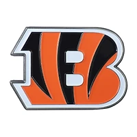 Logo des Bengals de Cincinnati, emblème automobile en relief couleur