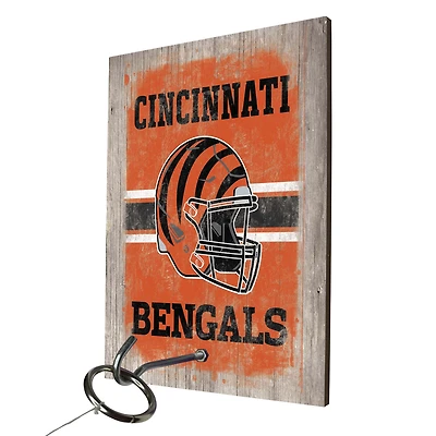 Jeu de lancer d'anneaux des Bengals de Cincinnati avec logos