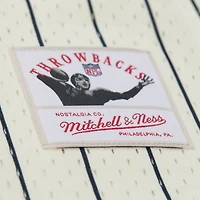 Men's Mitchell & Ness  Cream Cincinnati Bengals Final Seconds Vintage Logo Mesh Button-Up Shirt