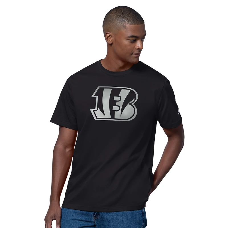 Men's Starter Black Cincinnati Bengals Thursday Night Gridiron T-Shirt