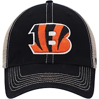 Casquette '47 noire/naturelle Cincinnati Bengals Trawler Trucker Clean Up Snapback pour homme
