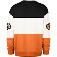 Men's '47 Black/Orange Cincinnati Bengals Breeze Maximalist Sweatshirt