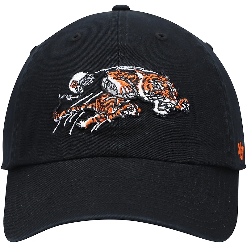 Men's '47 Black Cincinnati Bengals Clean Up Adjustable Hat