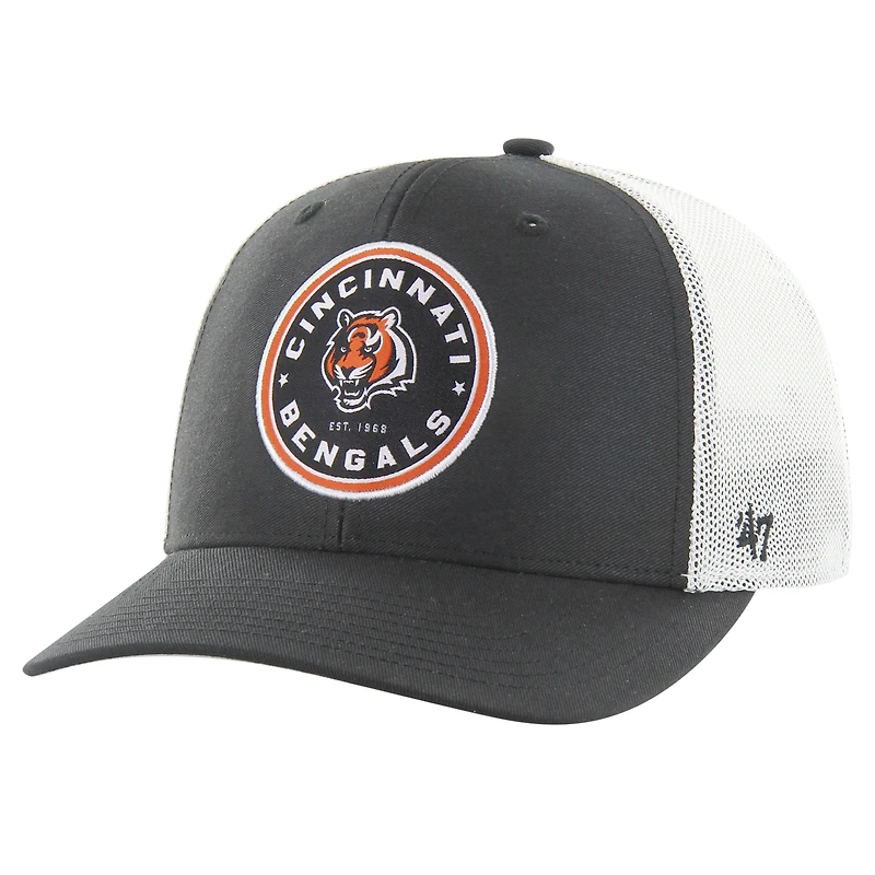 Men's '47 Black Cincinnati Bengals Disclose Trophy Stretch Fit Hat