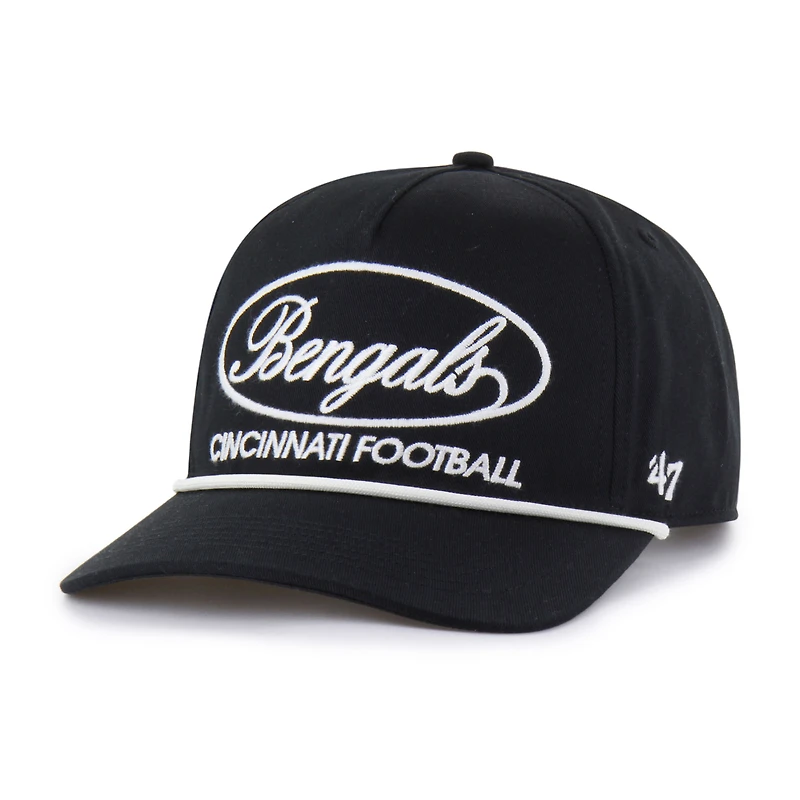 Casquette ajustable Foundational Hitch noire '47 pour homme des Bengals de Cincinnati