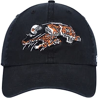 Men's '47 Black Cincinnati Bengals Gridiron Classics Franchise Legacy Fitted Hat