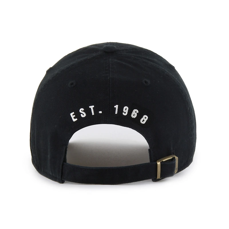 Men's '47  Black Cincinnati Bengals Hard Hat Clean Up Adjustable Hat