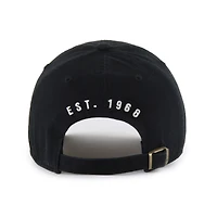 Men's '47  Black Cincinnati Bengals Hard Hat Clean Up Adjustable Hat