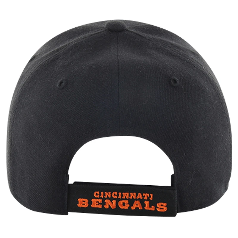 Casquette réglable MVP '47 noire des Bengals de Cincinnati pour hommes