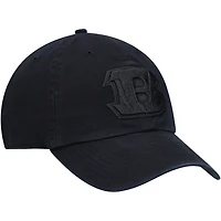 Men's '47 Black Cincinnati Bengals Team Tonal Clean Up Adjustable Hat