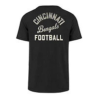 Men's '47 Black Cincinnati Bengals Turn Back Franklin T-Shirt