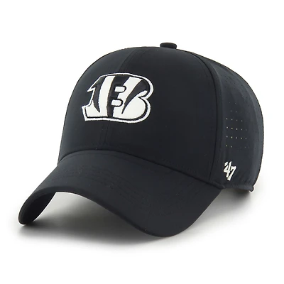 Men's '47  Black Cincinnati Bengals Vent MVP Adjustable Hat