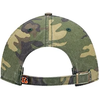 Men's '47 Camo Cincinnati Bengals Woodland Clean Up Adjustable Hat