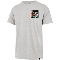 T-shirt Franklin gris chromé pour homme, modèle 1947, des Bengals de Cincinnati