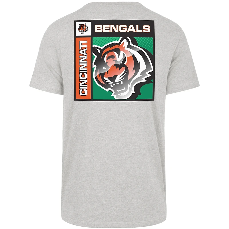T-shirt Franklin gris chromé pour homme, modèle 1947, des Bengals de Cincinnati