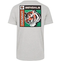 T-shirt Franklin gris chromé pour homme, modèle 1947, des Bengals de Cincinnati