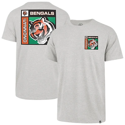 Men's '47  Gray Cincinnati Bengals Chrome Plate Franklin T-Shirt
