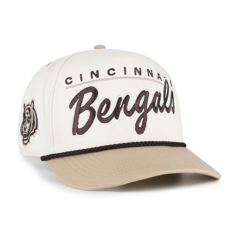 Men's '47  Natural/Tan Cincinnati Bengals Neutral Terrain Hitch Rope Adjustable Hat