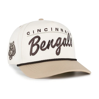 Men's '47  Natural/Tan Cincinnati Bengals Neutral Terrain Hitch Rope Adjustable Hat