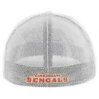 Men's '47 White Cincinnati Bengals Snowball Trophy Stretch Fit Hat