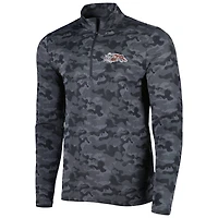 Haut à fermeture éclair quart de tour pour homme, style rétro, Antigua Black Cincinnati Bengals Brigade