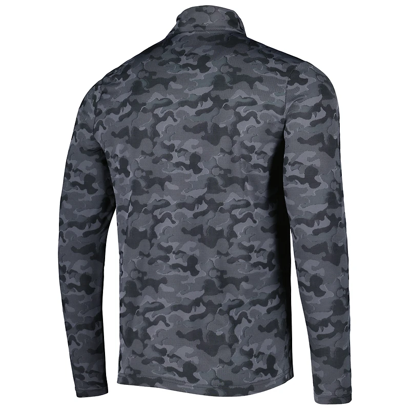 Haut à fermeture éclair quart de tour pour homme, style rétro, Antigua Black Cincinnati Bengals Brigade