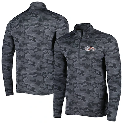 Haut à fermeture éclair quart de tour pour homme, style rétro, Antigua Black Cincinnati Bengals Brigade
