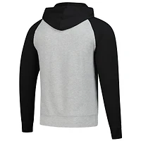 Men's Antigua Heather Gray/Black Cincinnati Bengals Urgent Pullover Hoodie