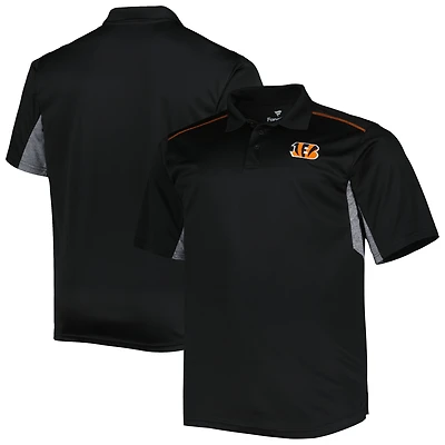 Polo Big & Tall Team Color des Bengals de Cincinnati noir pour homme