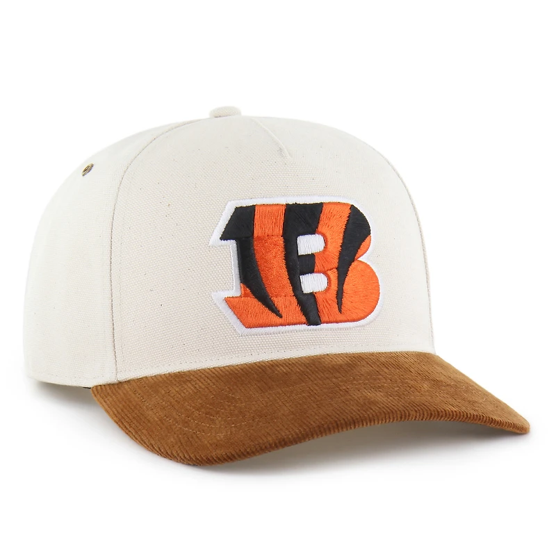 Men's Carhartt x '47 Natural/Brown Cincinnati Bengals Undyed Relaxed Hitch Adjustable Hat