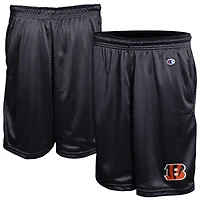 Men's Champion Black Cincinnati Bengals Classic Mesh Shorts