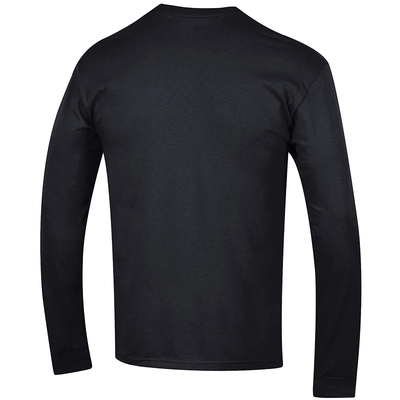 Men's Champion Black Cincinnati Bengals Seal Long Sleeve T-Shirt