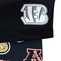 Maillot de bain classique doublé Chubbies pour homme, noir, 5,5 pouces, motif Bengals Cincinnati