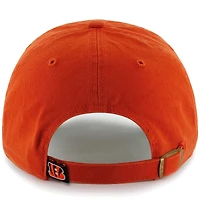 Casquette ajustable Cincinnati Bengals '47 Brand Orange Cleanup pour homme