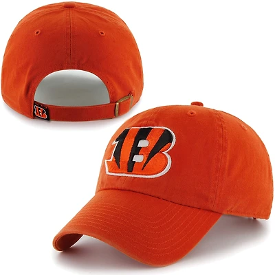 Casquette ajustable Cincinnati Bengals '47 Brand Orange Cleanup pour homme