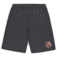 Ensemble haut et short Concepts Sport blanc/anthracite pour homme des Bengals de Cincinnati, grande taille