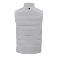 Men's Cutter & Buck Gray Cincinnati Bengals Helmet Evoke Hybrid Eco Softshell Recycled Full-Zip Vest