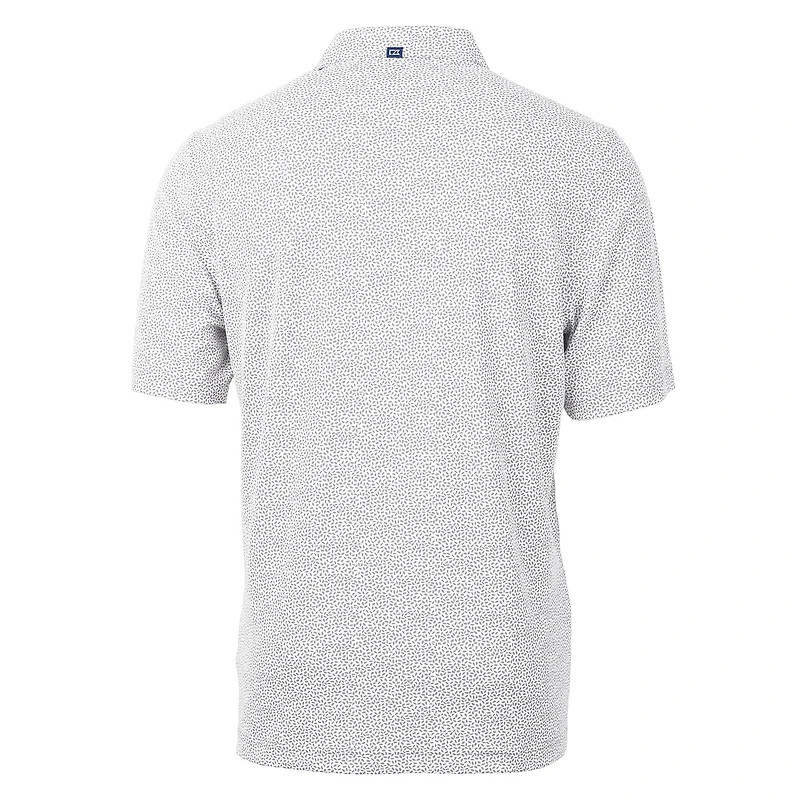 Men's Cutter & Buck Gray Cincinnati Bengals Throwback Logo Virtue Eco-Pique Botanical Recycled Polo