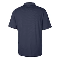 Men's Cutter & Buck Navy Cincinnati Bengals Big Tall Forge Pencil Stripe Stretch Polo