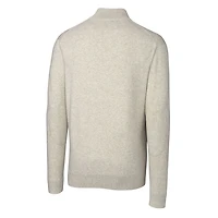 Pull-over à fermeture éclair quart de tour Lakemont Tri-Blend pour homme, coupeur et buck, logo rétro des Bengals Cincinnati, avoine