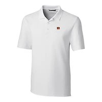 Men's Cutter & Buck White Cincinnati Bengals Big Tall Forge Stretch Polo
