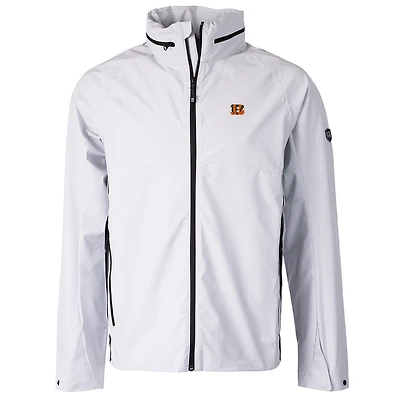 Men's Cutter & Buck White Cincinnati Bengals Vapor Full-Zip Jacket