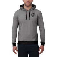 Sweat à capuche en tricot ton sur pour homme de la collection Darius Rucker Fanatics, noir, des Bengals Cincinnati