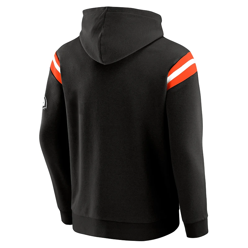 Men's Darius Rucker Collection by Fanatics Charcoal Cincinnati Bengals Football Washed Pullover Hoodie