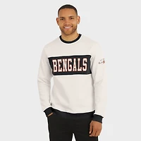 Sweat-shirt ras du cou colorblock crème pour homme de la collection Darius Rucker par Fanatics