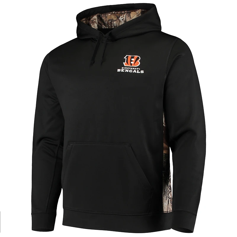 Men's Dunbrooke Black/Realtree Camo Cincinnati Bengals Logo Ranger Pullover Hoodie