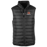 Men's Dunbrooke Black Cincinnati Bengals Alberta Full-Zip Puffer Vest