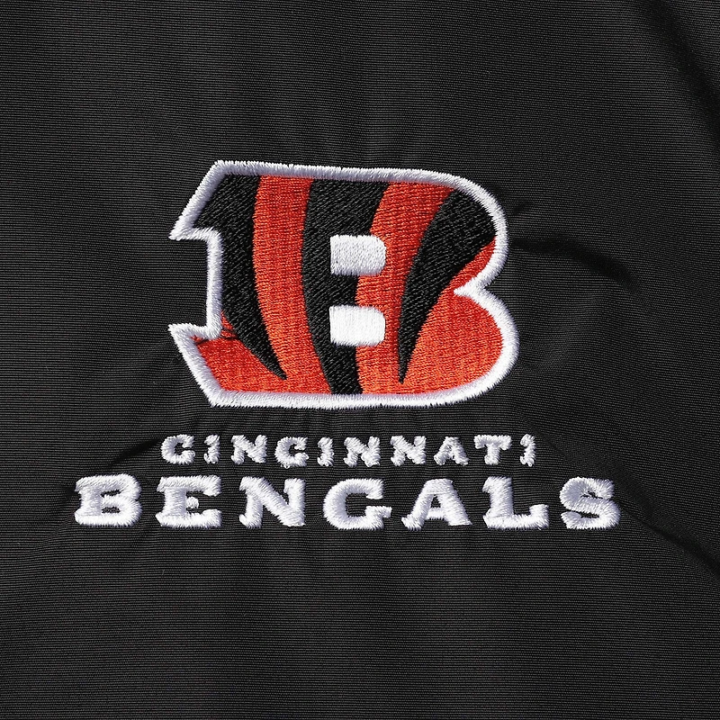 Men's Dunbrooke Black Cincinnati Bengals Triumph Fleece Full-Zip Jacket