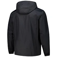 Men's Dunbrooke Black Cincinnati Bengals Tropic Waterproof Packable Full-Zip Hoodie Jacket