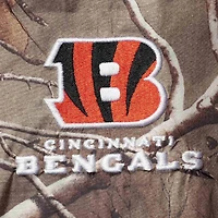 Dunbrooke Realtree Camo Cincinnati Bengals Circle Sportsman Veste imperméable compressible entièrement zippée pour hommes